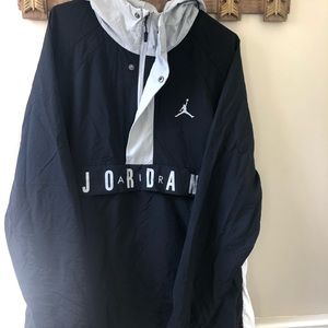 Jordan windbreaker. Quarter zip. Used. Good as new